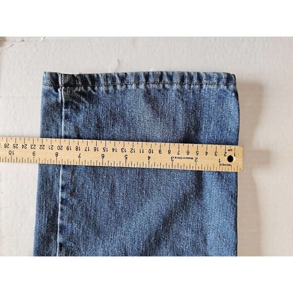 Carhartt Men 40X30 Blue Traditional Fit Work Denim Jeans Pants Medium Wash Chore - Picture 4 of 12